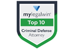 mylegalwin / Top 10 / Criminal Defense Attorney - Badge